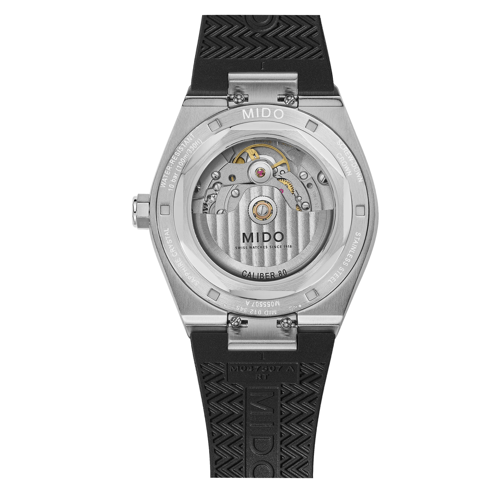Mido Multifort 8 One Crown 40mm Black Dial Men's Watch M0555071705100