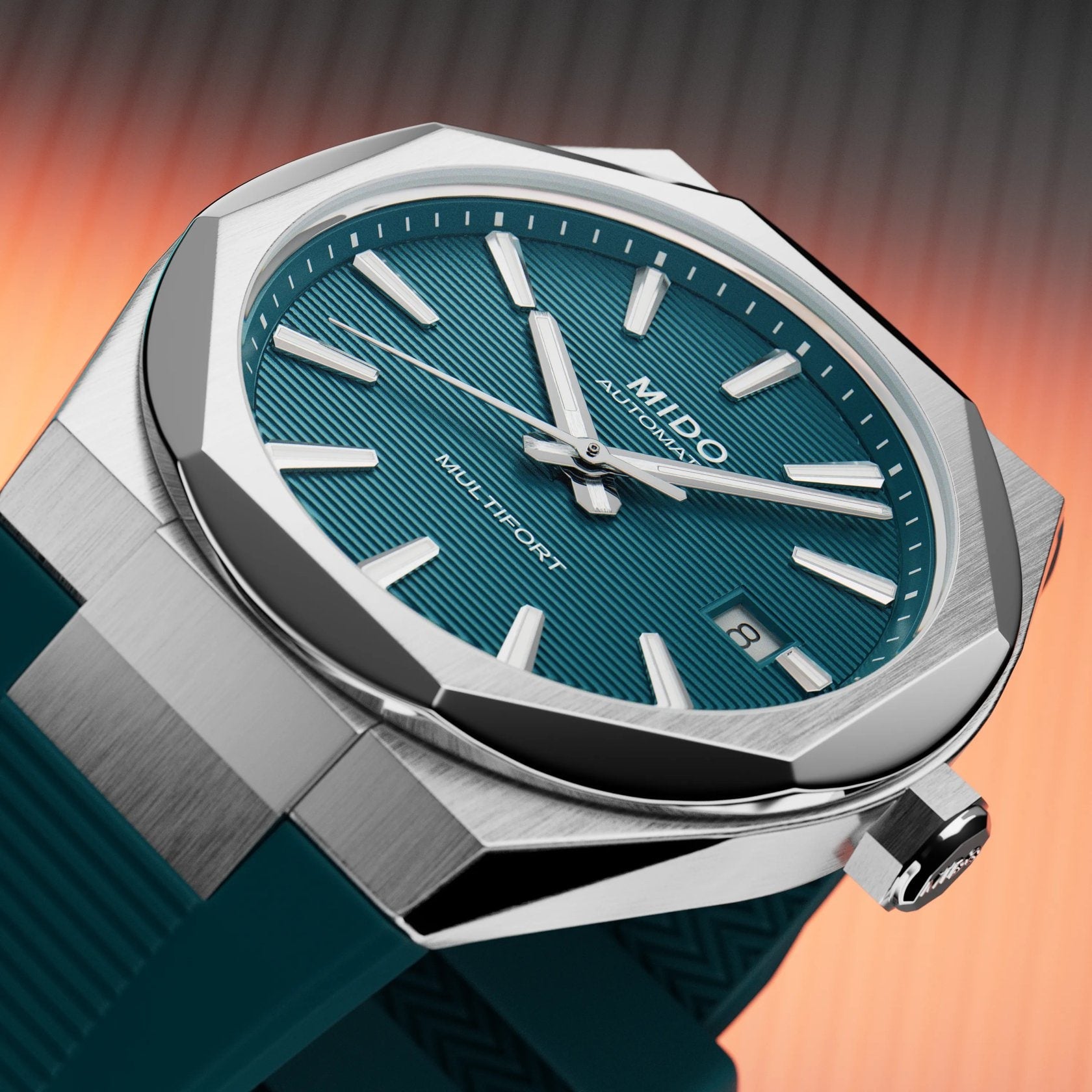 Mido Multifort 8 One Crown 40mm Green Dial Men's Watch M0555071709100