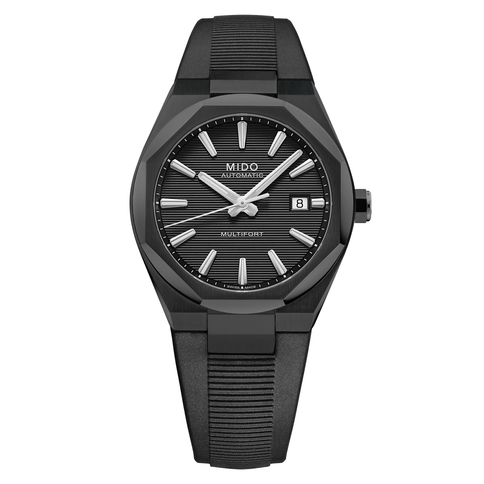 Mido Multifort 8 One Crown 40mm Black Dial Men's Watch M0555073705100