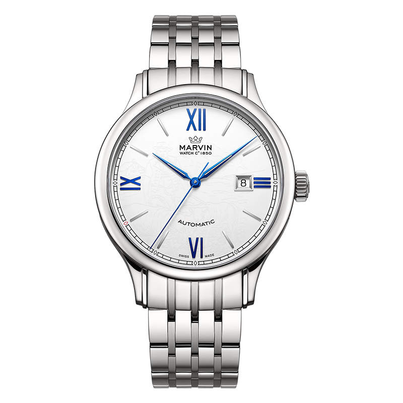 Marvin Other 41mm White Dial Men's Watch M117.13.93.11