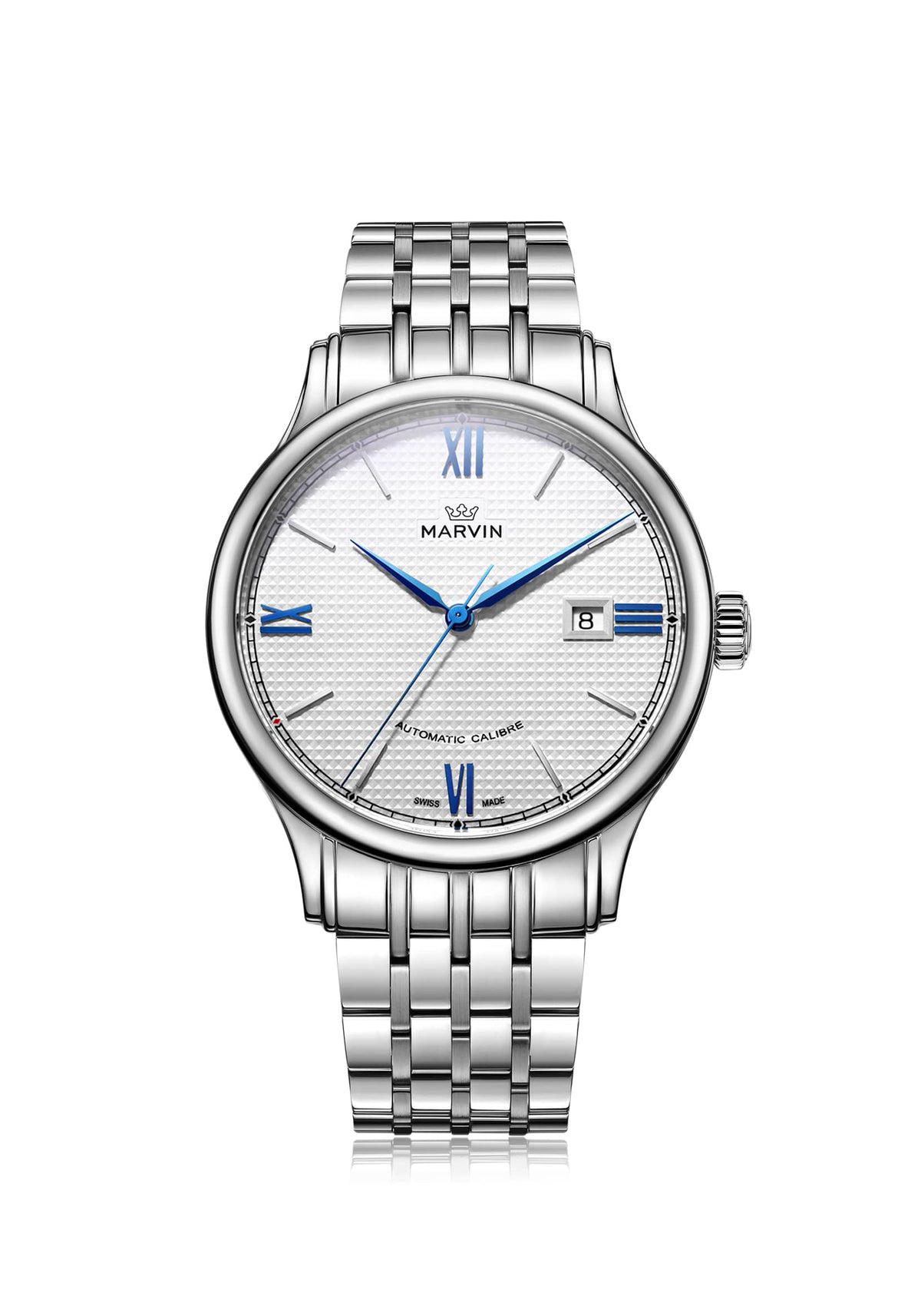 Marvin Malton Round 42mm White Dial Men's Watch M117.13.23.11