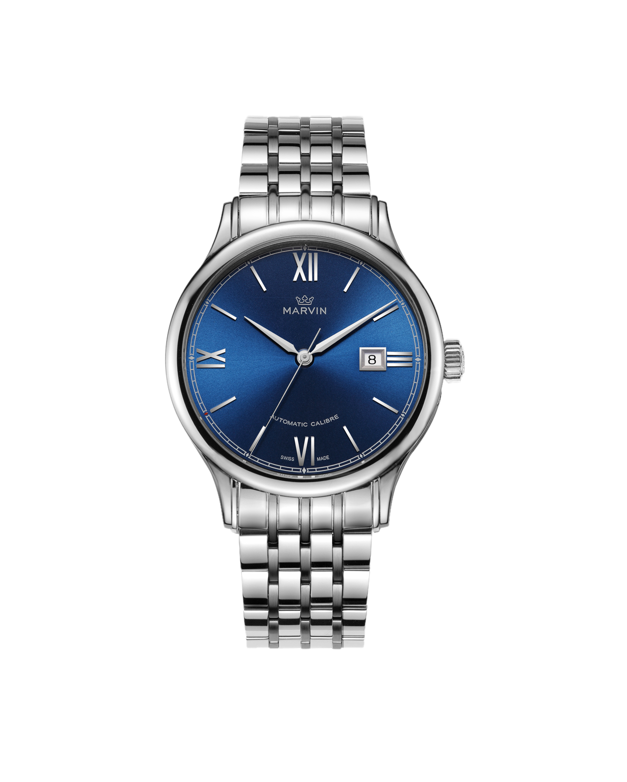 Marvin Malton Round 41mm Blue Dial Men's Watch M117.13.52.11