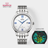 Marvin Malton Round 41mm White Dial Men's Watch M117.13.96.11
