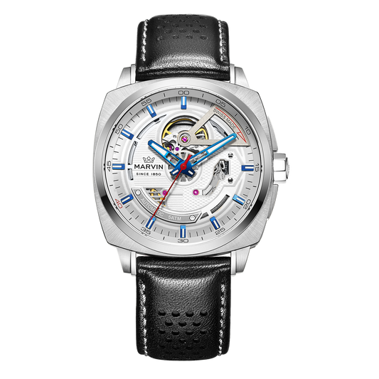 Marvin Malton Cushion 42mm White Dial Men's Watch M119.13.28.64