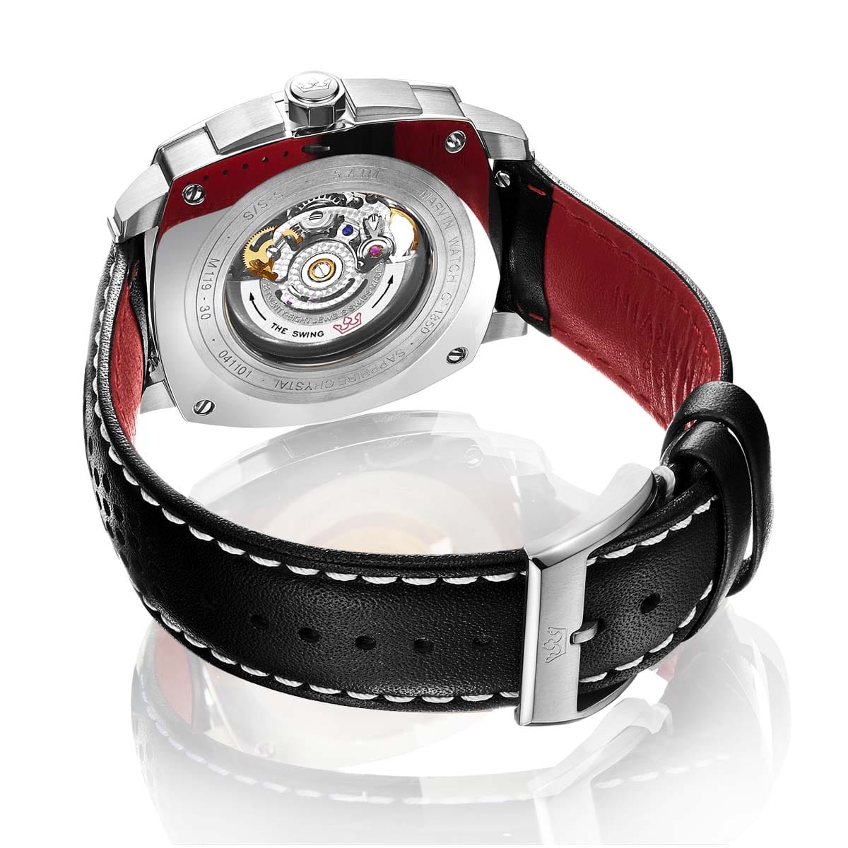Marvin Malton Cushion 42mm White Dial Men's Watch M119.13.28.64