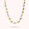 Bronzallure Nugget Collar Necklace with Cubic Zirconia Pavé WSBZ02515Y.WR