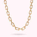Bronzallure Polished Stirrup Necklace WSBZ02523Y.YG