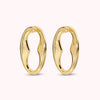 Bronzallure Polished Mariner Link Earrings WSBZ02634Y.YG