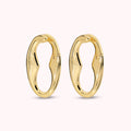 Bronzallure Polished Mariner Link Earrings WSBZ02634Y.YG