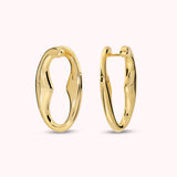Bronzallure Polished Mariner Link Earrings WSBZ02634Y.YG