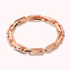 Bronzallure Rosé Elongated Link Elastic Bracelet WSBZ02658.R