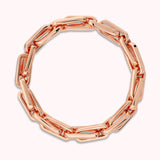 Bronzallure Rosé Elongated Link Elastic Bracelet WSBZ02658.R