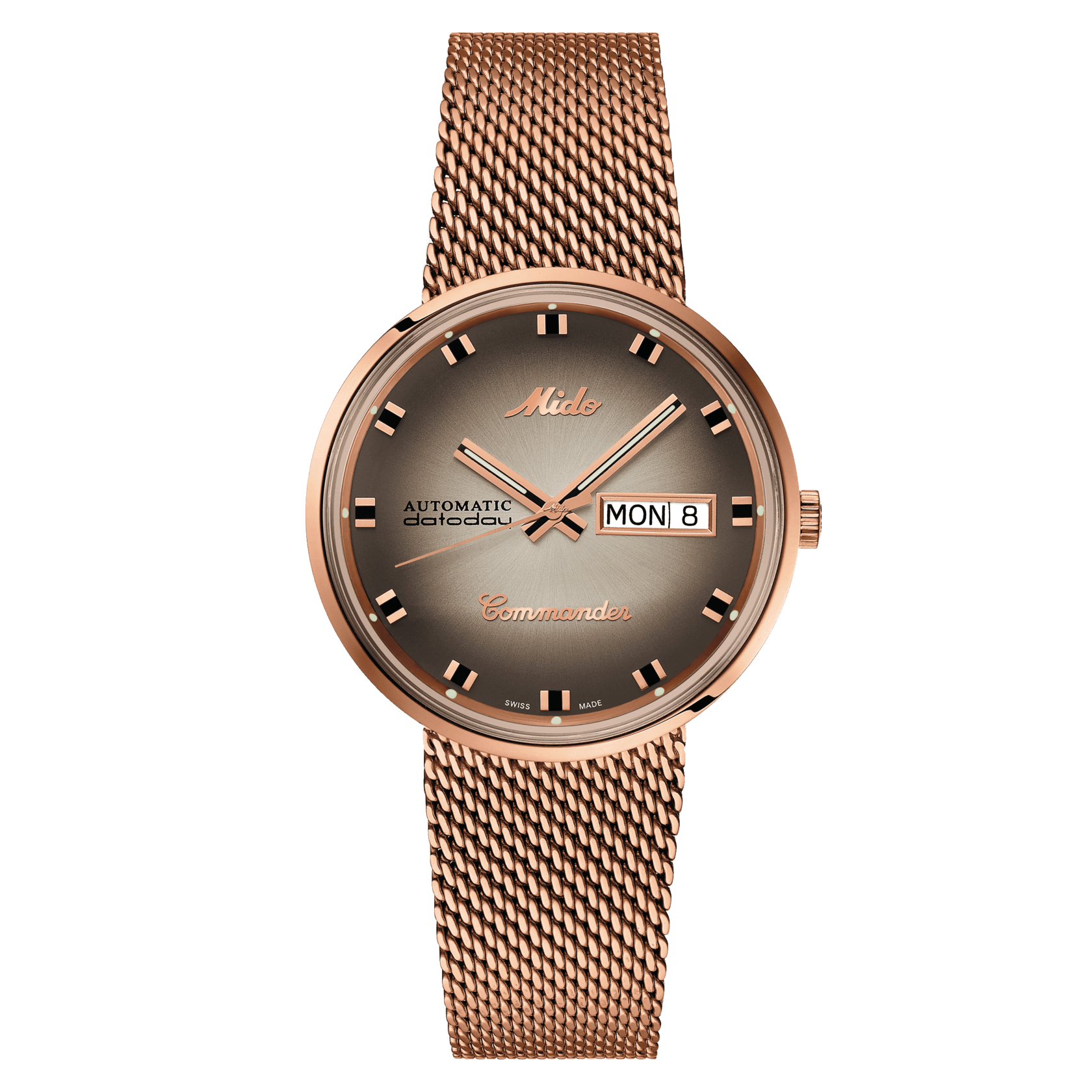 Mido Commander Shade 37mm Silver Dial Men's Watch M842932311