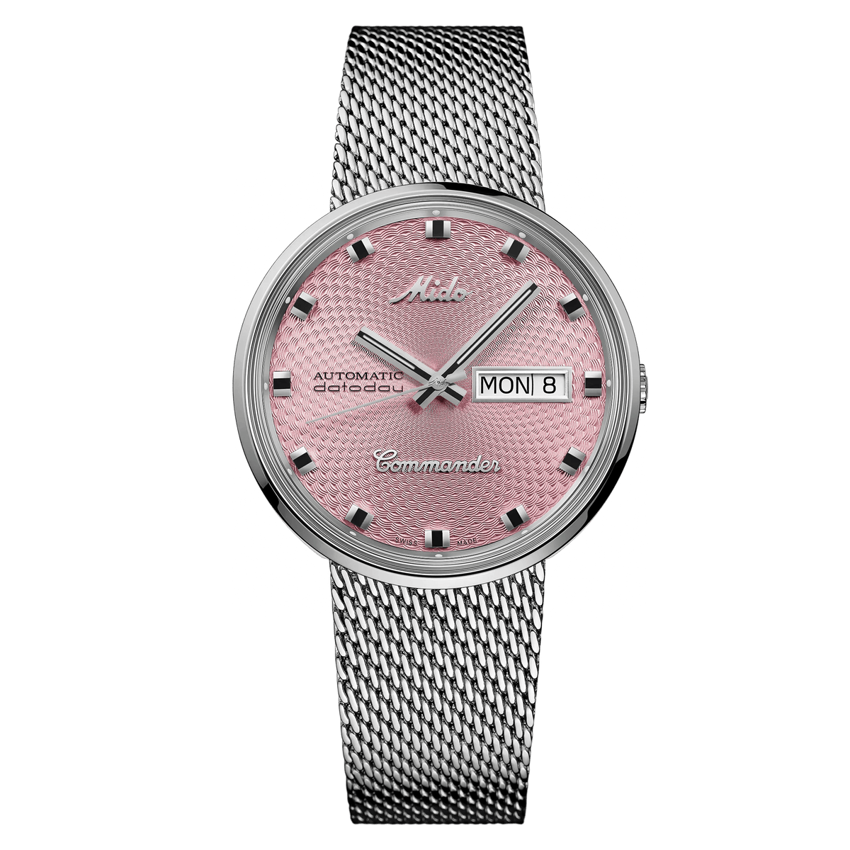 Mido Commander 1959 37mm Pink Dial Men's Watch M842947711