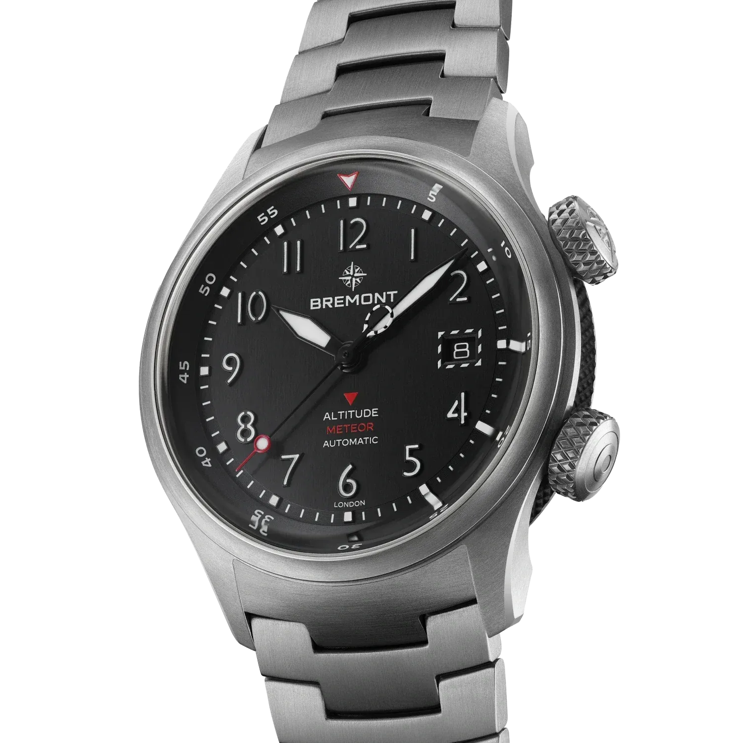 Bremont Altitude MB Meteor 42mm Black Dial Titanium Men's Watch ALT42-MT-TI-BKBK-B
