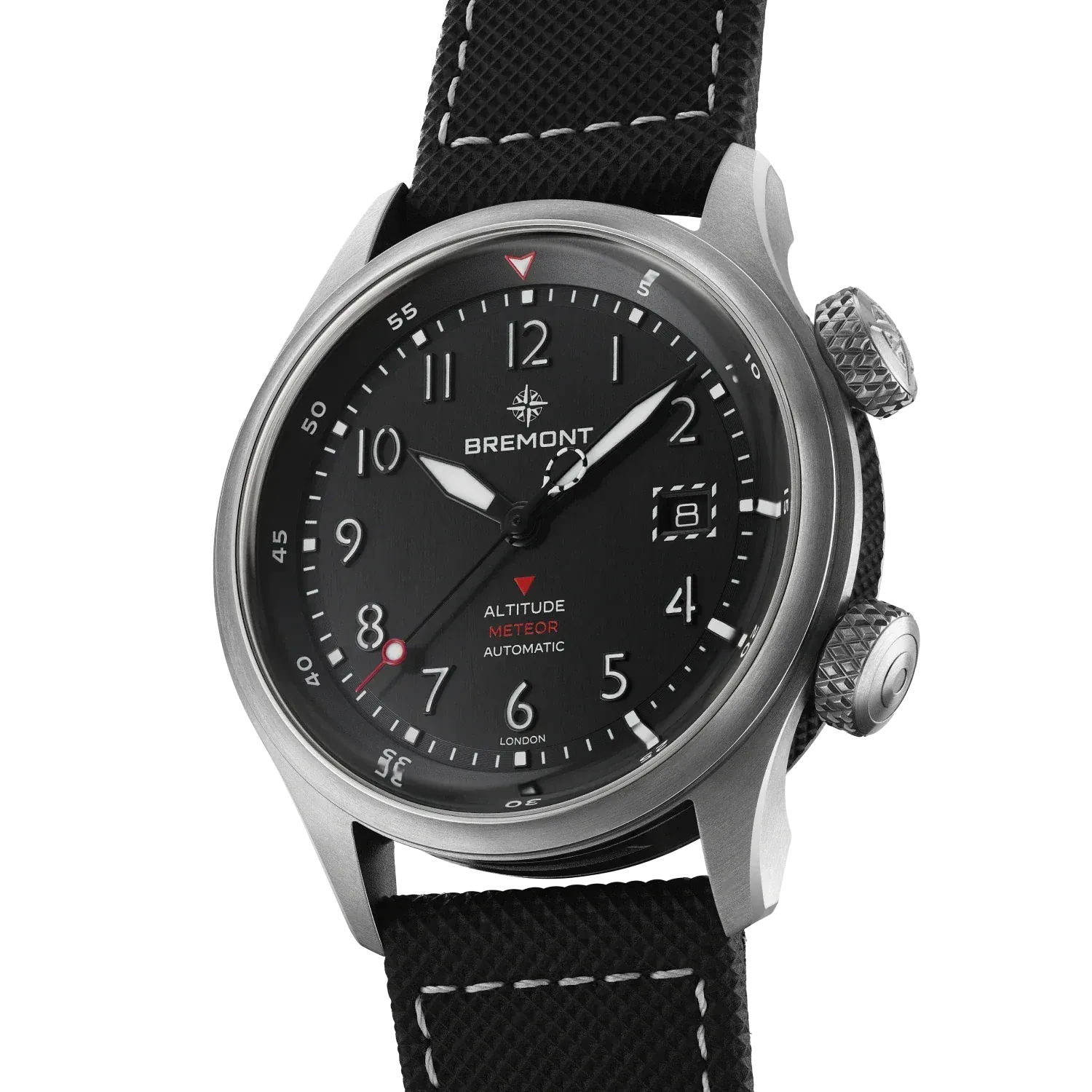 Bremont Altitude MB Meteor 42mm Black Dial Titanium Men's Watch ALT42-MT-TI-BKBK-L-S