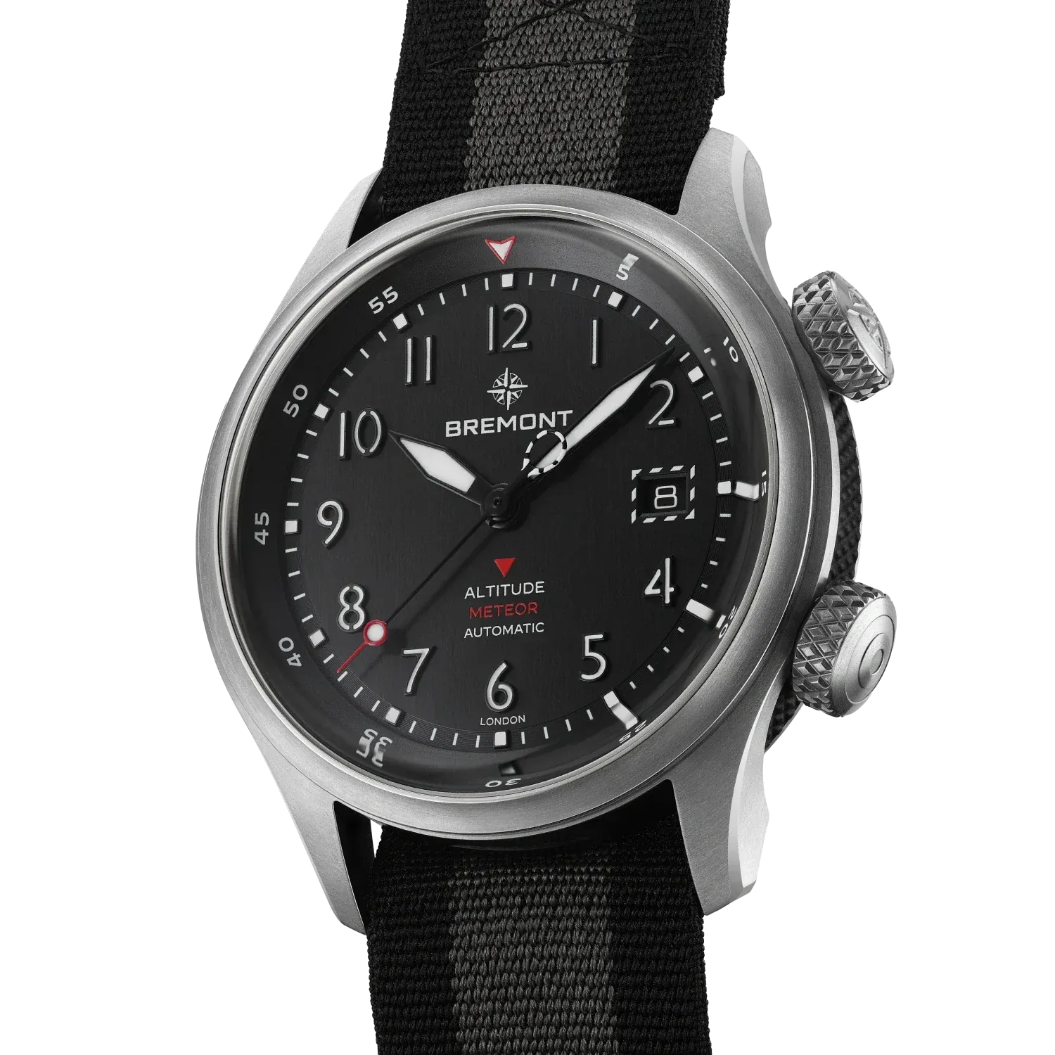 Bremont Altitude MB Meteor 42mm Black Dial Titanium Men's Watch ALT42-MT-TI-BKBK-N-S