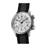 Bremont Altitude MB Meteor Orange Barrel 42mm Brushed Silver Dial Men's Watch ALT42-MT-TI-SIOR-N-S