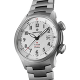 Bremont Altitude MB Meteor 42mm Brushed Silver Dial Men's Watch ALT42-MT-TI-SITI-B