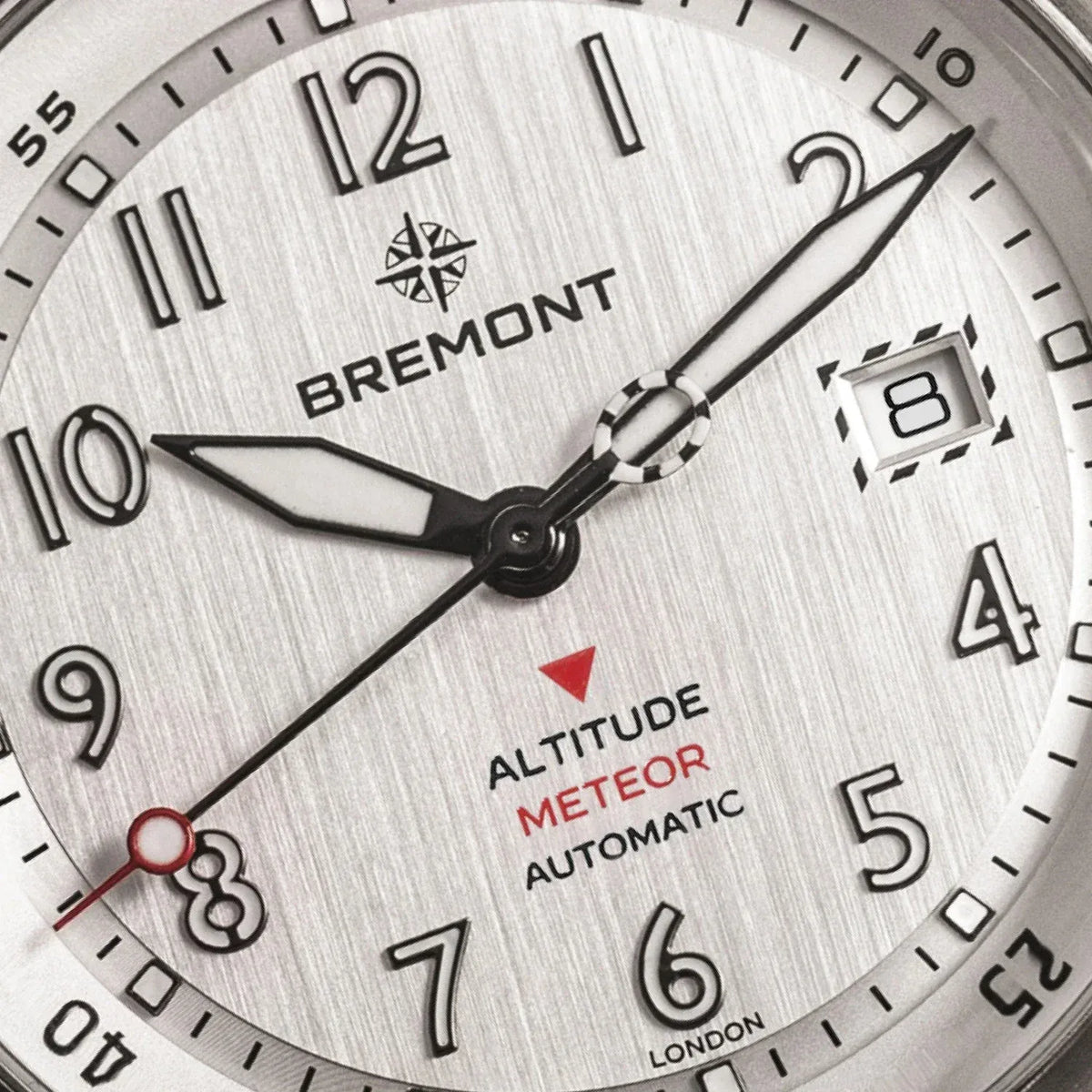 Bremont Altitude MB Meteor 42mm Brushed Silver Dial Men's Watch ALT42-MT-TI-SITI-B
