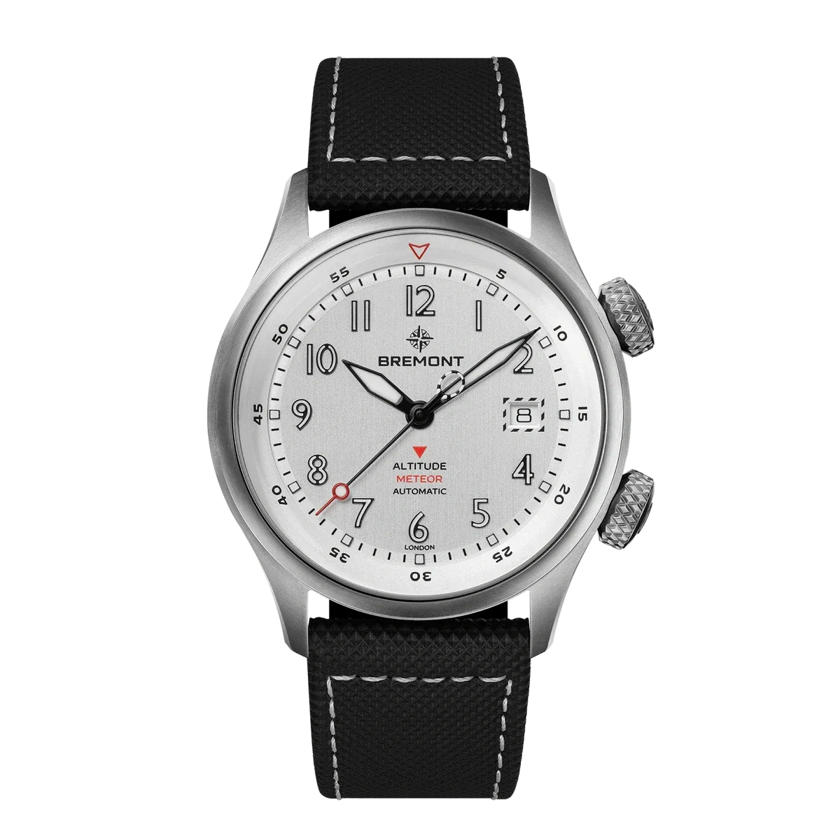 Bremont Altitude MB Meteor 42mm Brushed Silver Dial Men's Watch ALT42-MT-TI-SITI-L-S