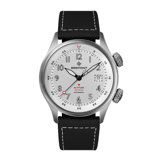 Bremont Altitude MB Meteor 42mm Brushed Silver Dial Men's Watch ALT42-MT-TI-SITI-L-S