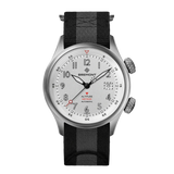 Bremont Altitude MB Meteor Orange Barrel 42mm Brushed Silver Dial Men's Watch ALT42-MT-TI-SIOR-N-S