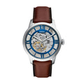 Fossil Townsman 44mm Blue Skeleton Dial Men's Watch ME3267