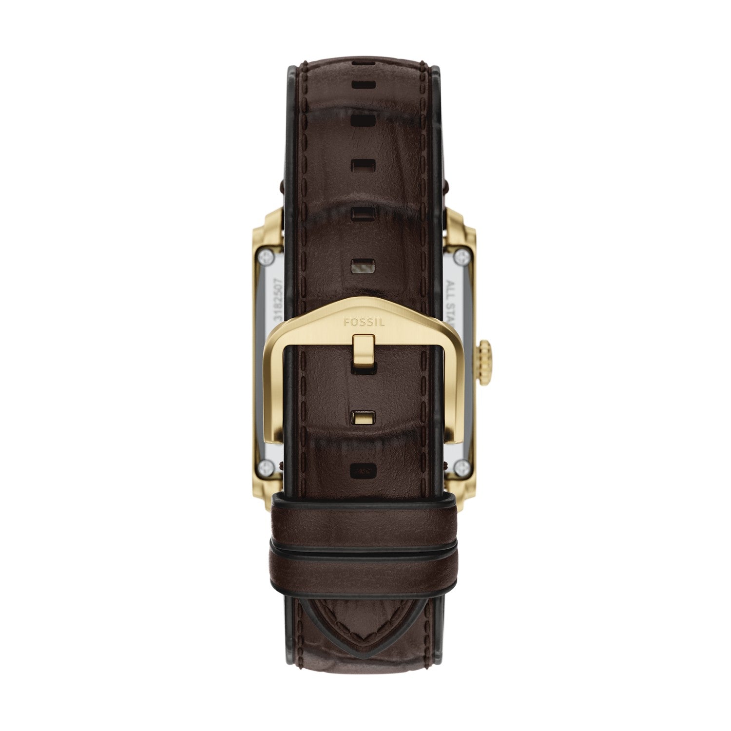 Fossil Carraway 30mm Brown Skeleton Dial Men's Watch ME3281