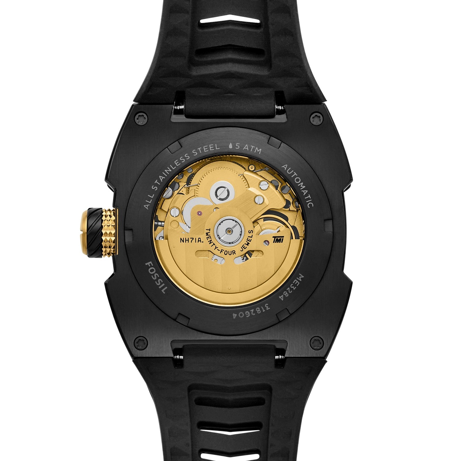 Fossil Machine X1 42mm Black Skeleton Dial Men's Watch ME3284