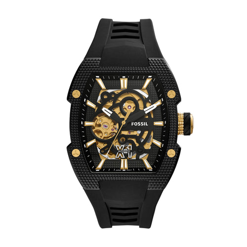 Fossil Machine X1 42mm Black Skeleton Dial Men's Watch ME3284
