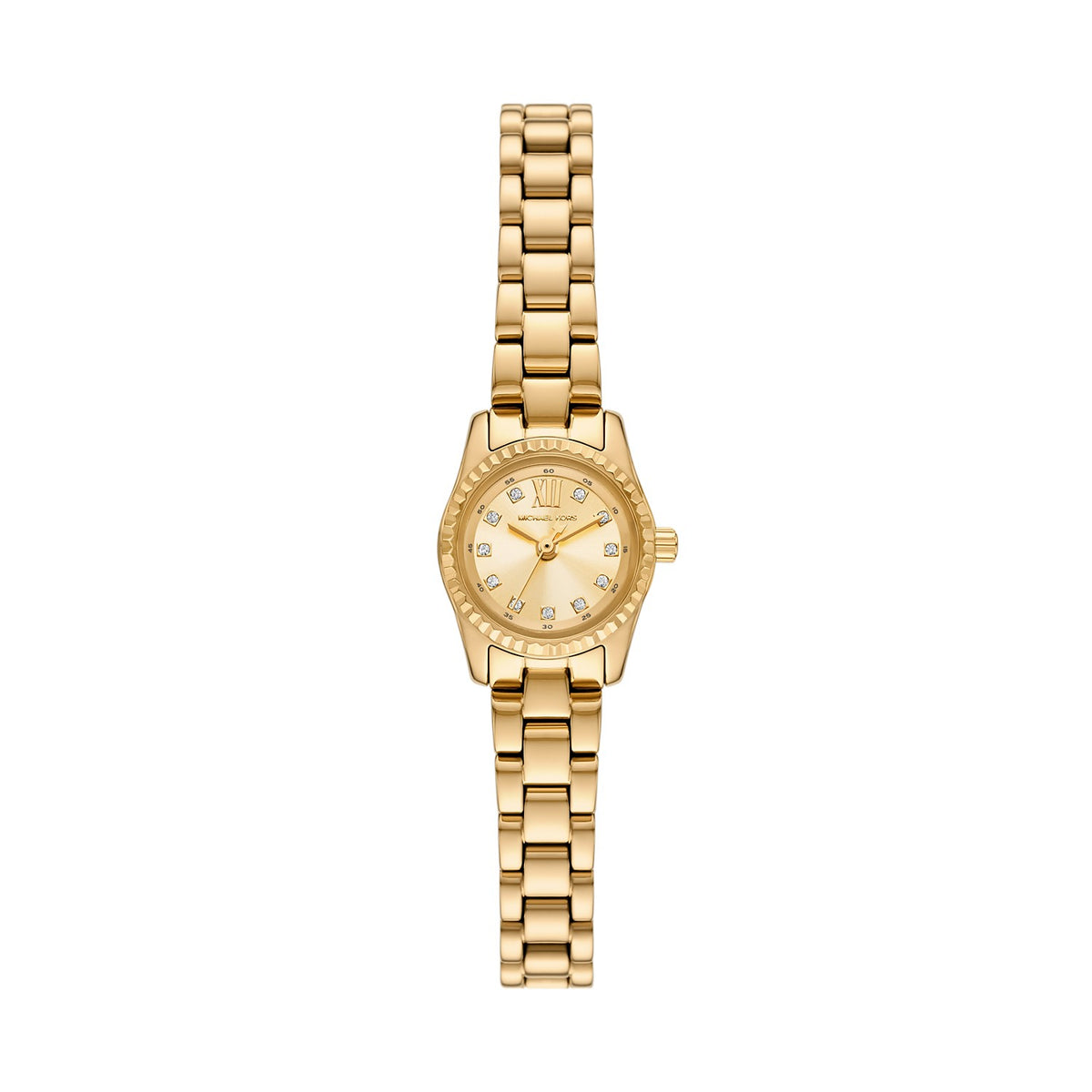 Michael Kors Mini Lexington 19mm Gold Dial Women's Watch MK4862