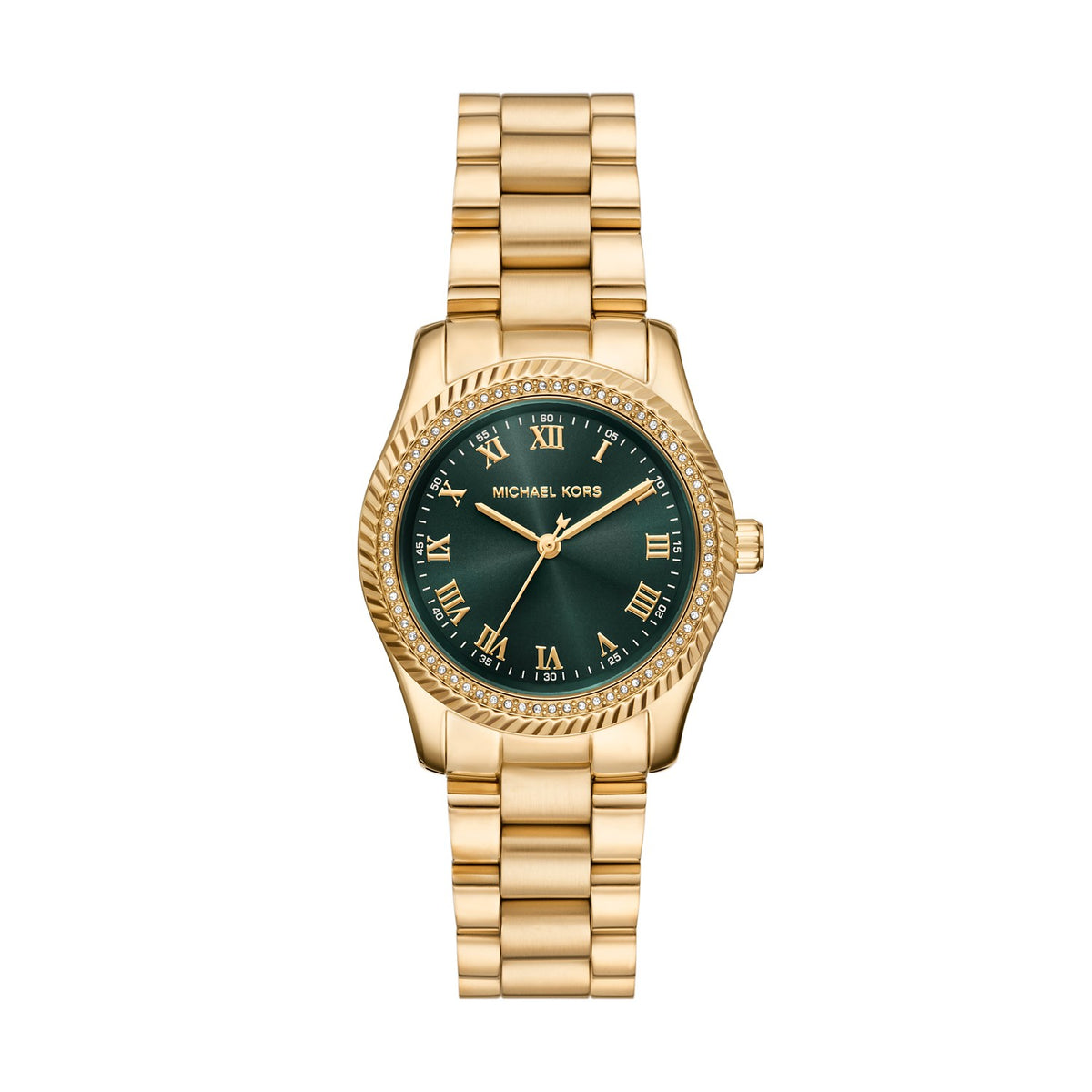 Michael Kors Mini Lexington 33mm Green Dial Women's Watch MK7622