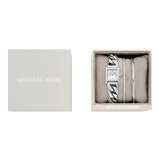 Michael Kors Micro Georgie 19mm Silver Dial Women's Watch MK7657SET