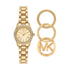 Michael Kors Lexington 26mm Gold Dial Women's Watch MK7659SET