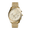 Michael Kors Lexington 45mm Gold Dial Men's Watch MK8281