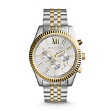 Michael Kors Lexington 45mm Silver Dial Men's Watch MK8344