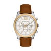 Michael Kors Oversized Lexington 45mm Silver Dial Men's Watch MK9257