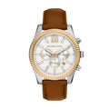 Michael Kors Oversized Lexington 45mm Silver Dial Men's Watch MK9257