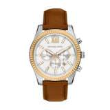Michael Kors Oversized Lexington 45mm Silver Dial Men's Watch MK9257