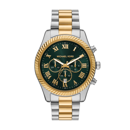 Michael Kors Oversized Lexington 45mm Green Dial Men's Watch MK9277