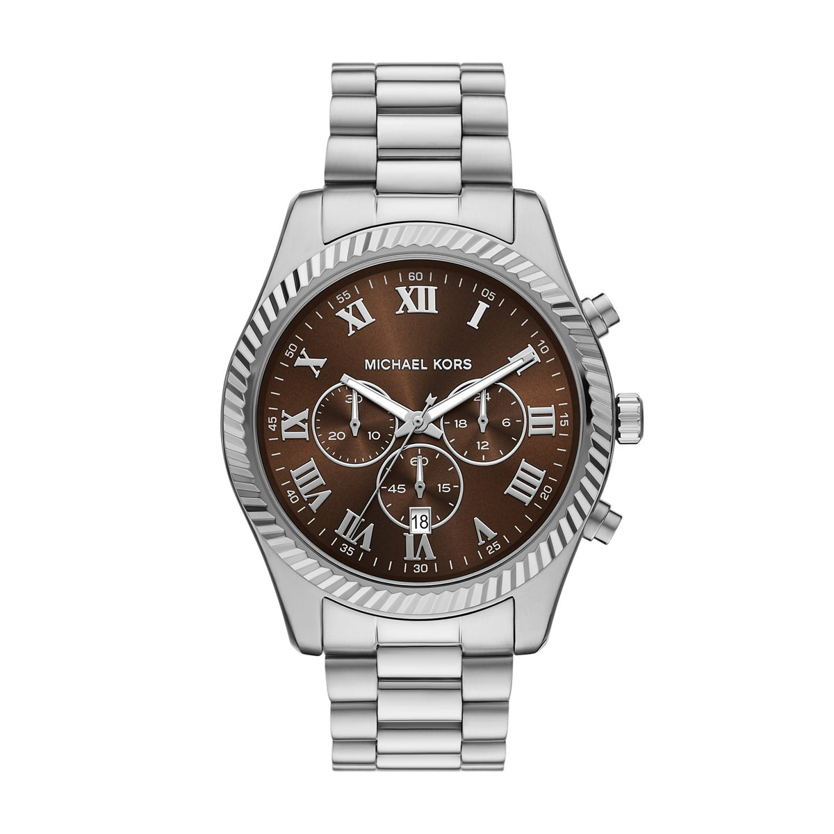 Michael Kors Oversized Lexington 45mm Brown Dial Men's Watch MK9278