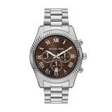 Michael Kors Oversized Lexington 45mm Brown Dial Men's Watch MK9278