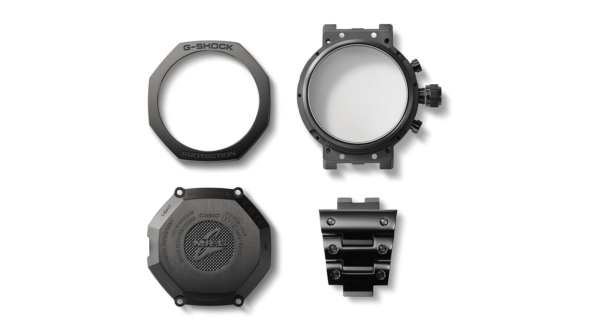 G-Shock MRG-B2100 Series 44.4mm Black Dial Men's Watch MRGB2100B-1A