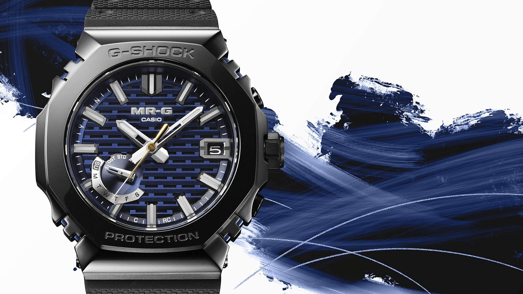 G-Shock MRG-B2100 Series 44.4mm Blue Dial Men's Watch MRGB2100R-2A