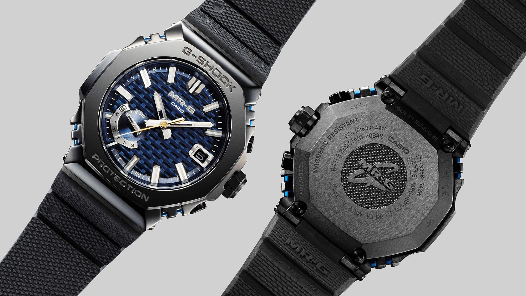 G-Shock MRG-B2100 Series 44.4mm Blue Dial Men's Watch MRGB2100R-2A