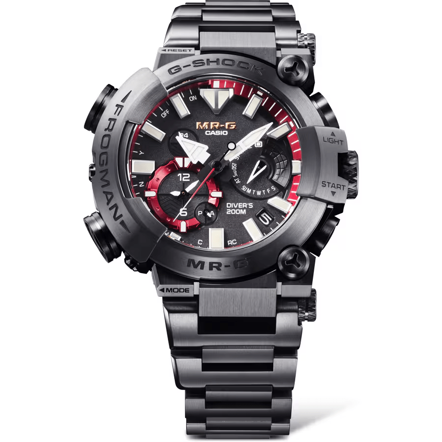 G-Shock MR-G Frogman Black Titanium Divers Men's Watch MRGBF1000B1A