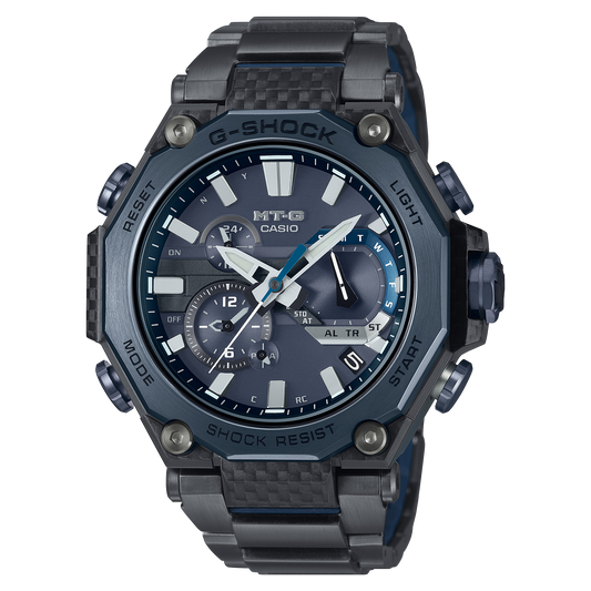 G-Shock MT-G MTG-B2000 Series 49.8mm Blue-Grey Dial Men's Watch MTGB2000YBD2