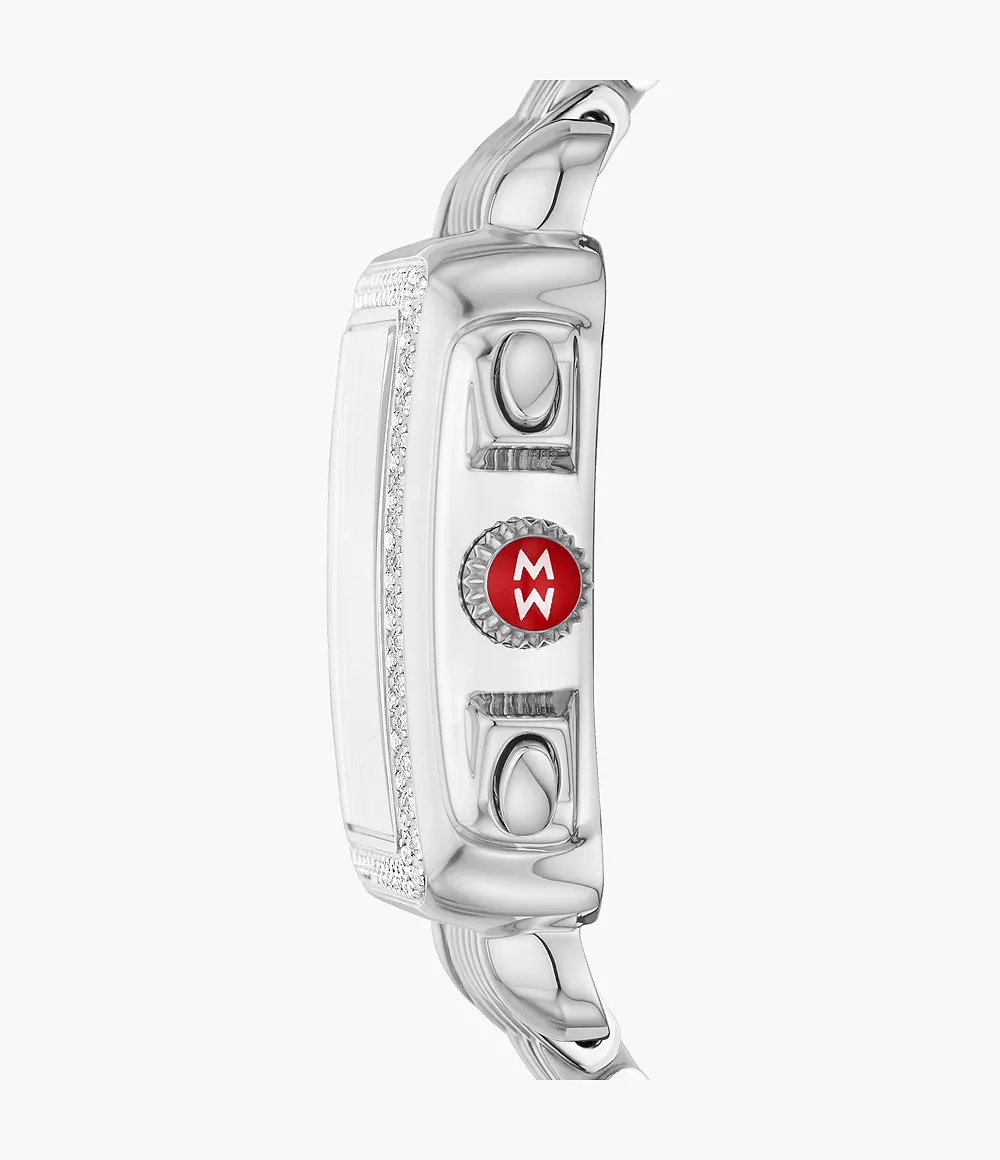 MICHELE Deco 33mm Diamond Chronograph Women's Watch MWW06A000775