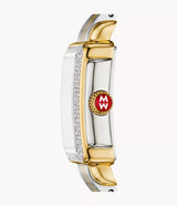 Michele Deco Madison Mini Diamond Two-Tone 24mm 18K Women's Watch MWW06D000172